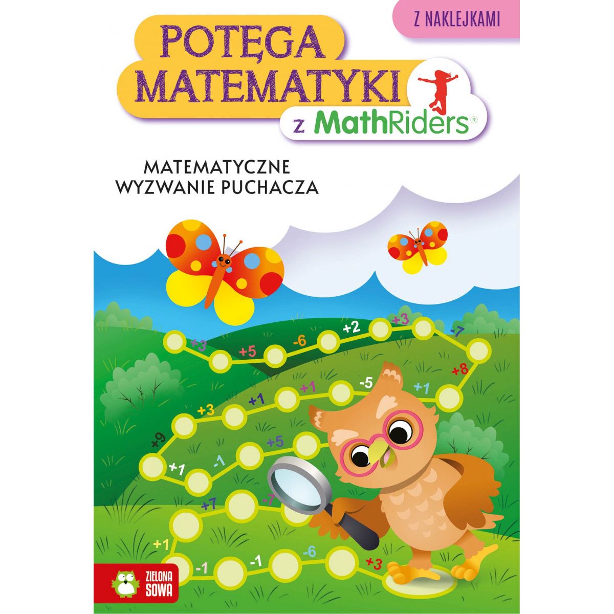 Książeczka edukacyjna Zielona Sowa MathRiders Potęga matematyki. Matematyczne wyzwanie Puchacza