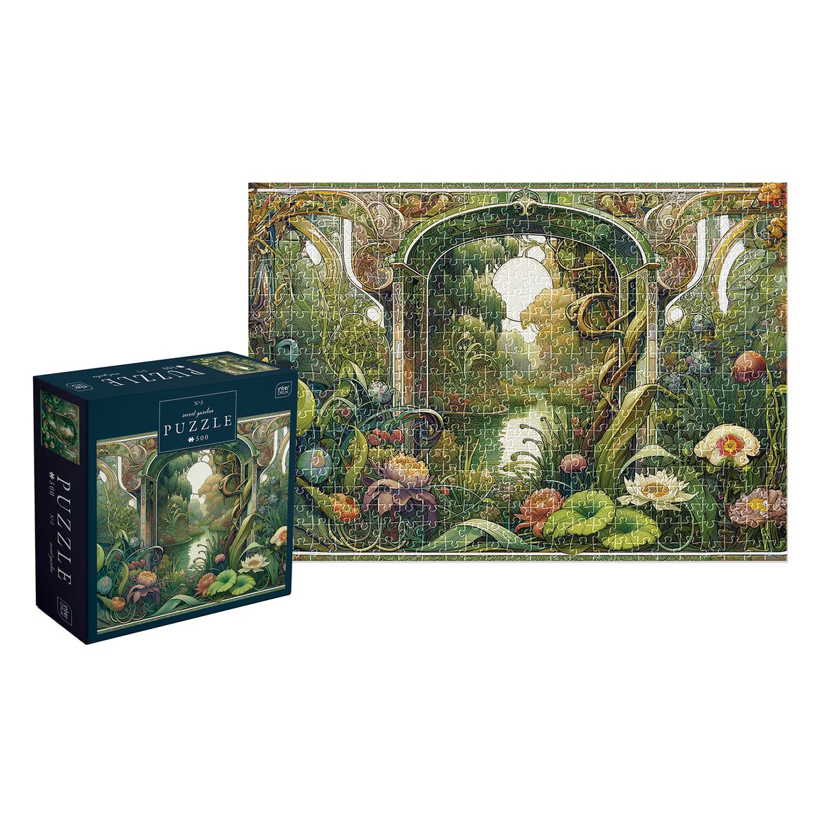 Puzzle SECRET GARDEN 3 500 EL 500 el. Interdruk (5902277370099)
