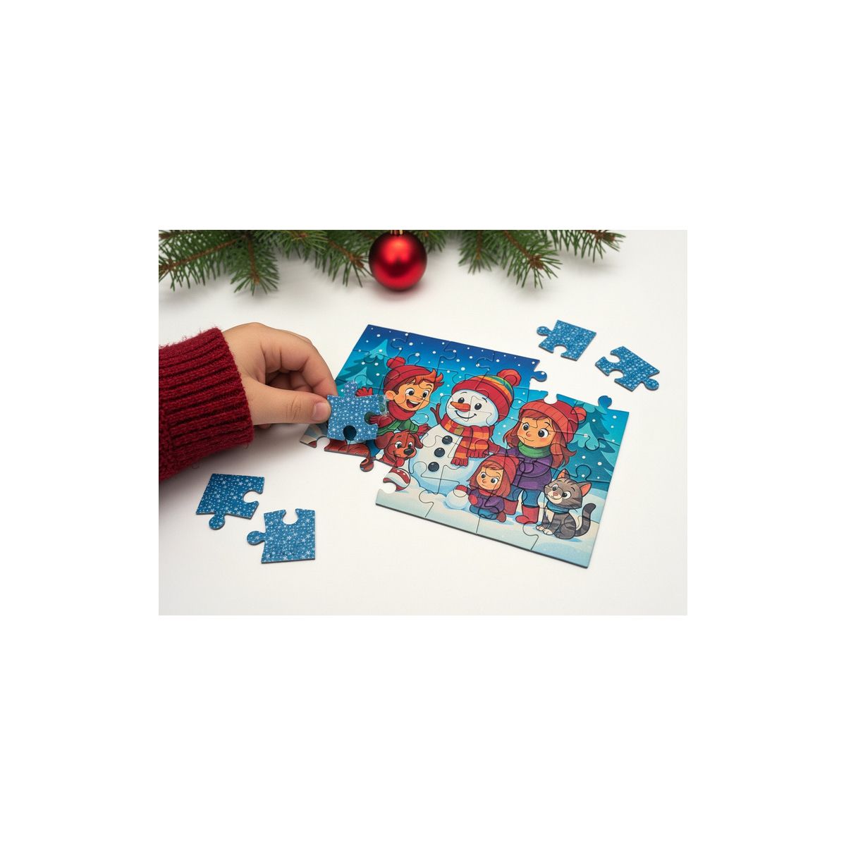 Puzzle Christmas – Happy Snowman 30 el. Alexander (50868)