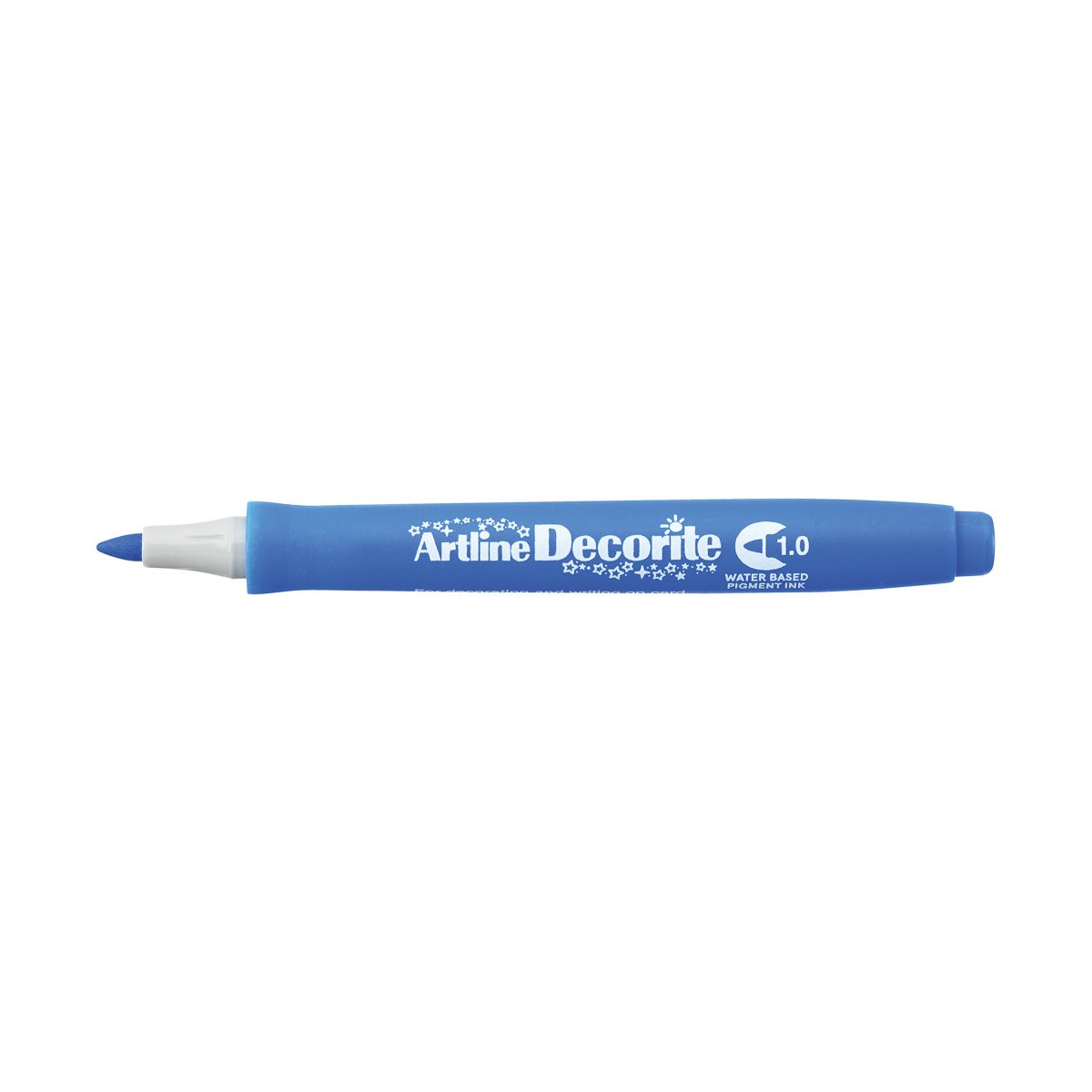 Marker permanentny Artline decorite, niebieski 1,0mm pędzelek końcówka (AR-033 1 2)