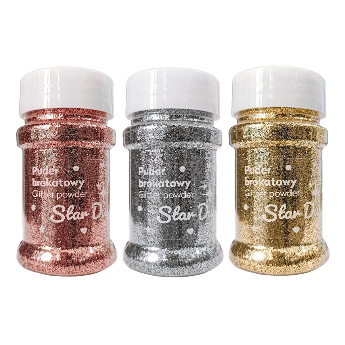 Puder STAR DUST 9 szt brokat 5902277337122 Interdruk