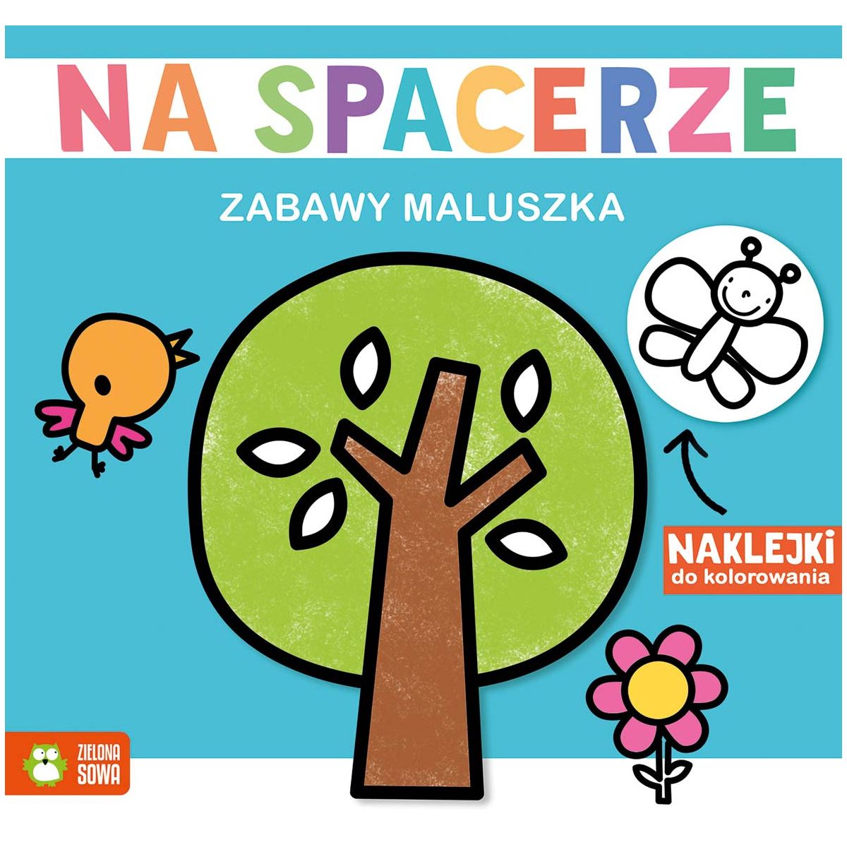 Książeczka edukacyjna Zielona Sowa Zabawy maluszka. Na spacerze