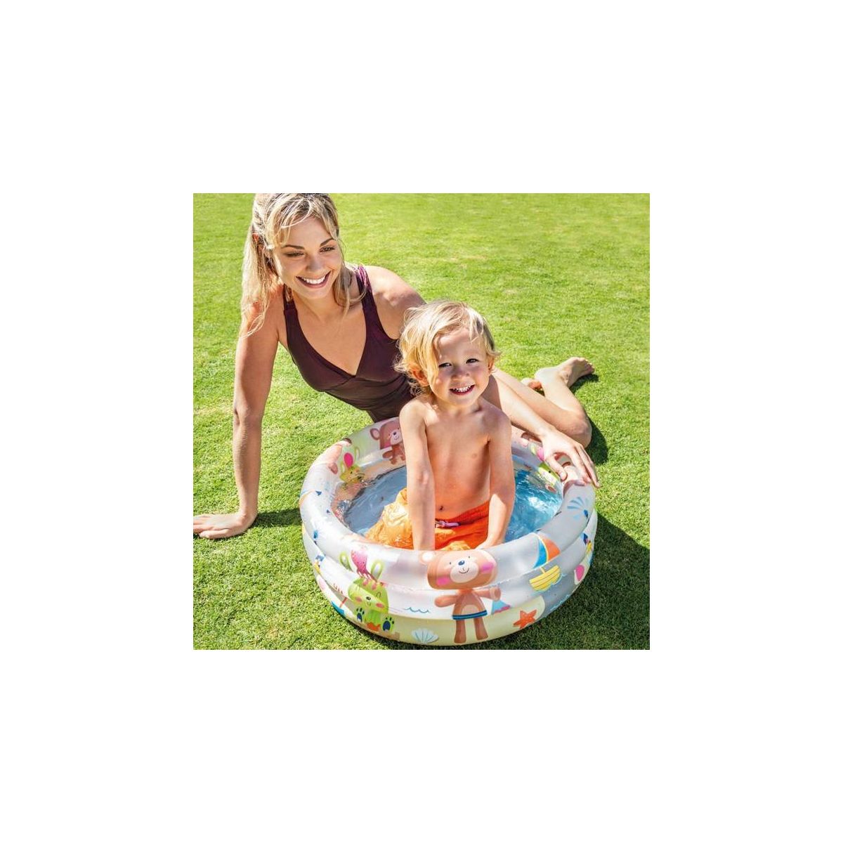 Basen Intex brodzik misie 61x22cm (57106)