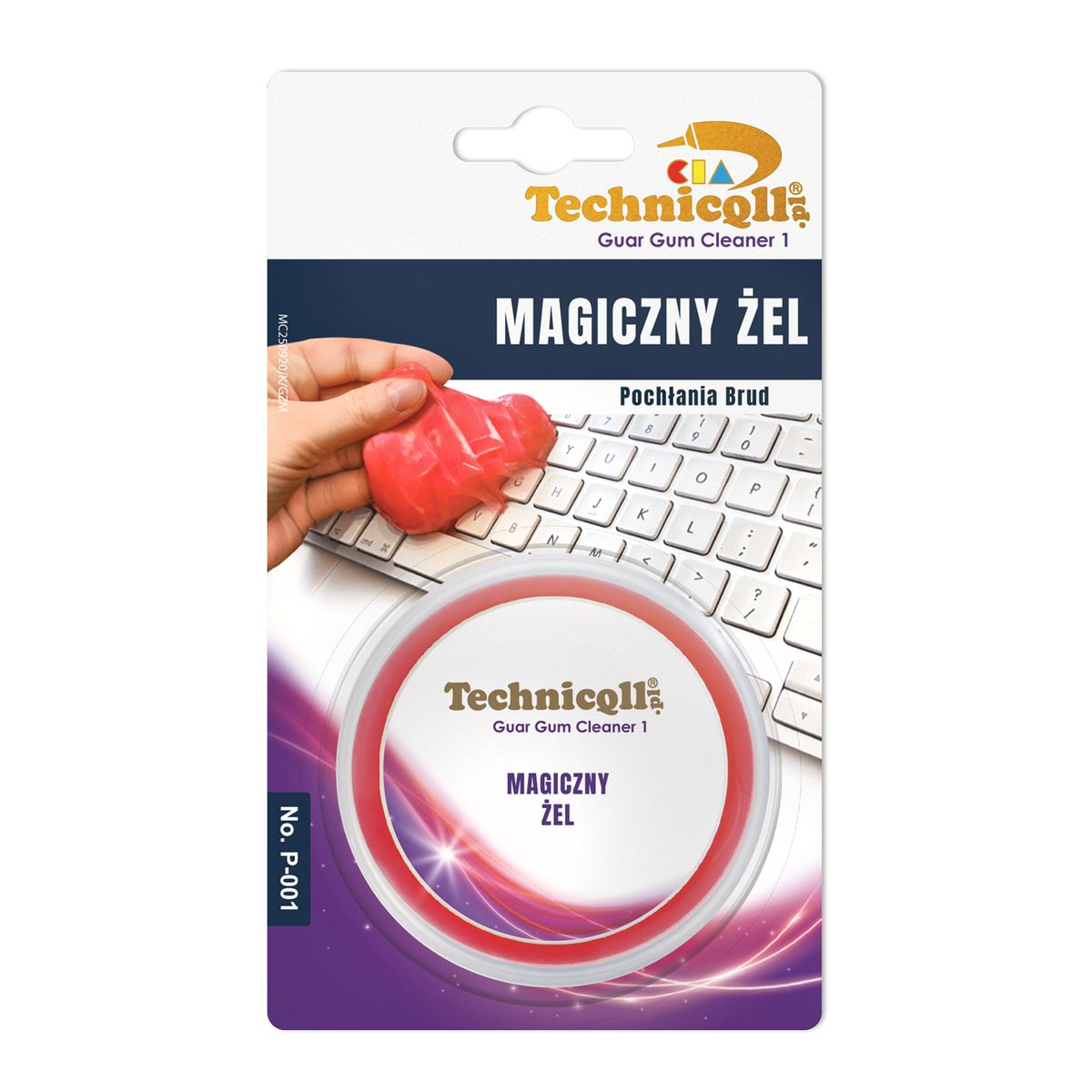 Zestaw czyszczący Magiczny Żel Technicqll (P-001)