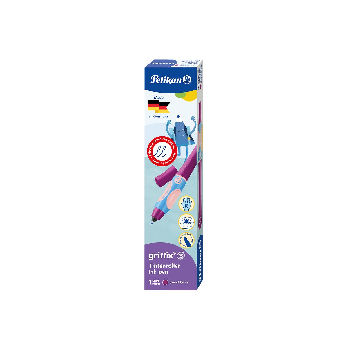 Pióro kulkowe Pelikan Dla Praworęcznych Griffix sweet berry (300009720)