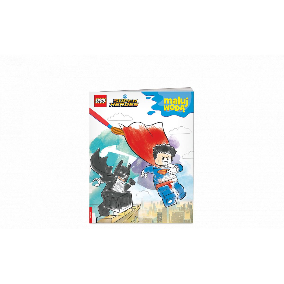 Książka dla dzieci Ameet LEGO® DC Comics Super Heroes. Maluj Wodą (MW 6450)