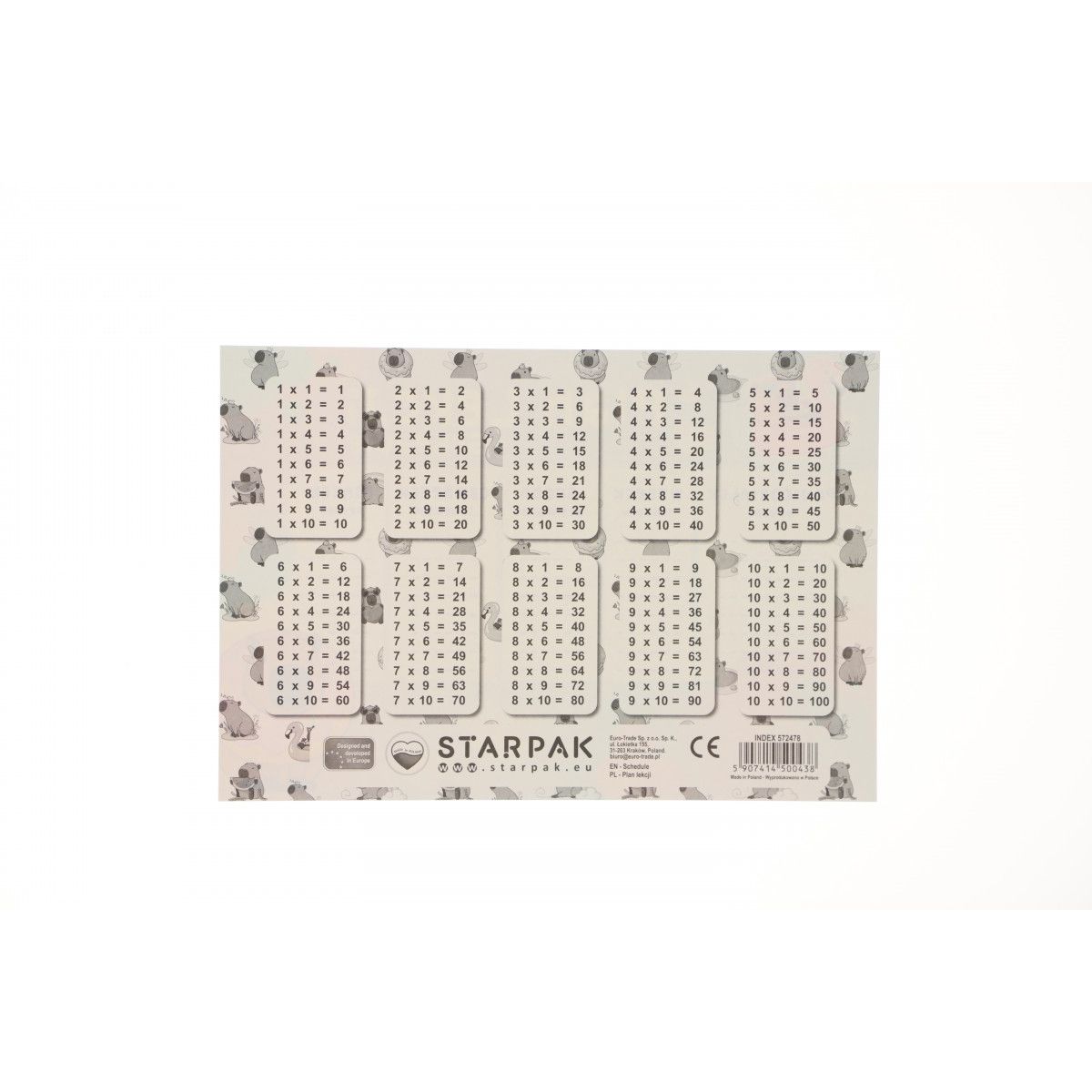 Plan lekcji kapibara Starpak (572478)