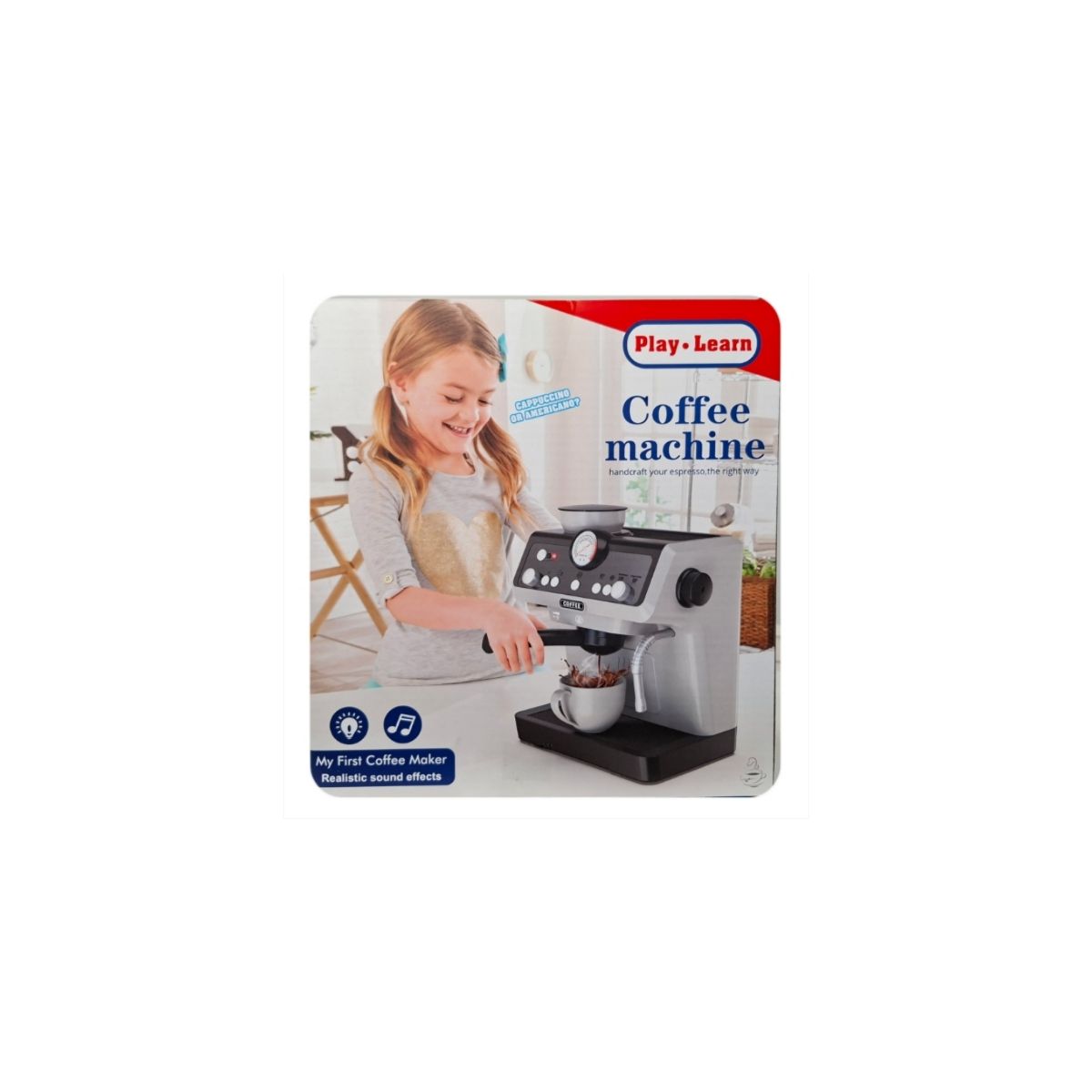 Ekspres do kawy zabawkowy światło i dźwięk Swede (Q12073)