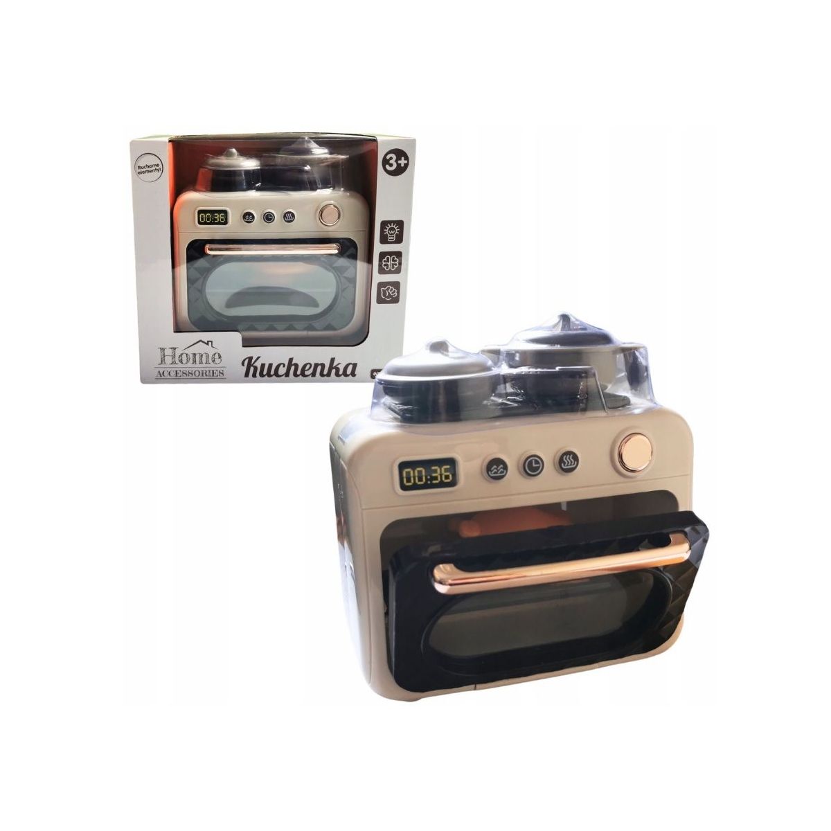 Kuchnia zabawkowa piekarnik światło i dźwięk Artyk (180507)