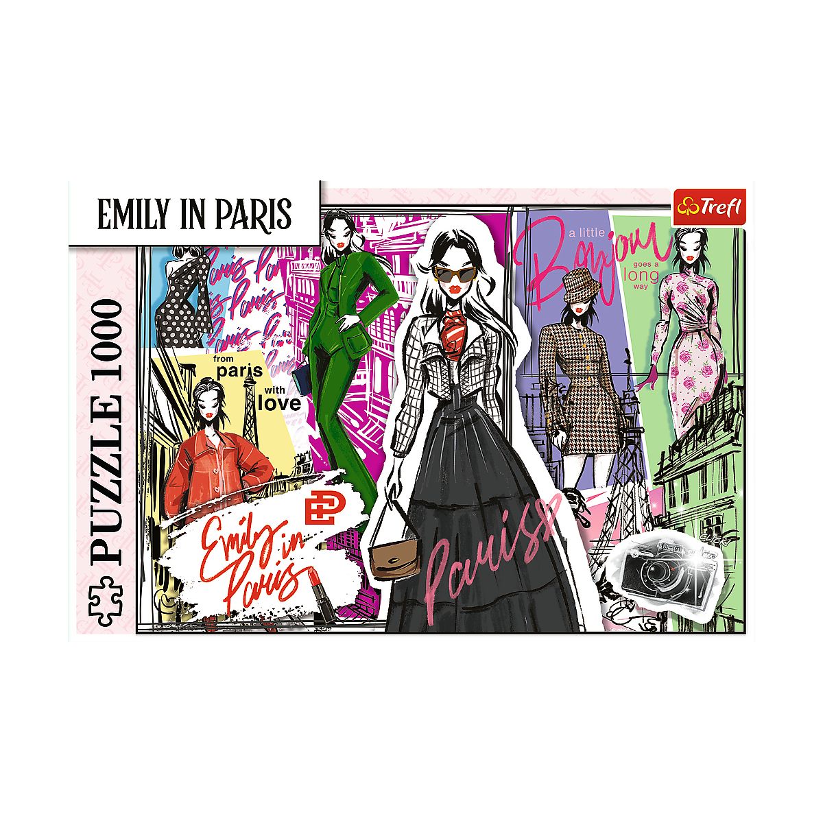 Puzzle Emily W Paryżu Modowe Inspiracje 1000 el. Trefl (10967)