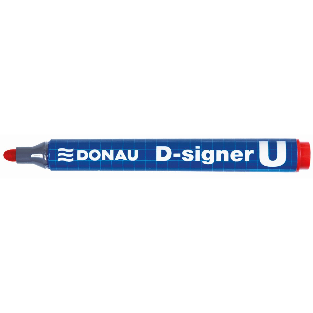 Marker permanentny Donau D-Signer czerwony 2,0-4,0mm okrągła końcówka (7371001-04PL)
