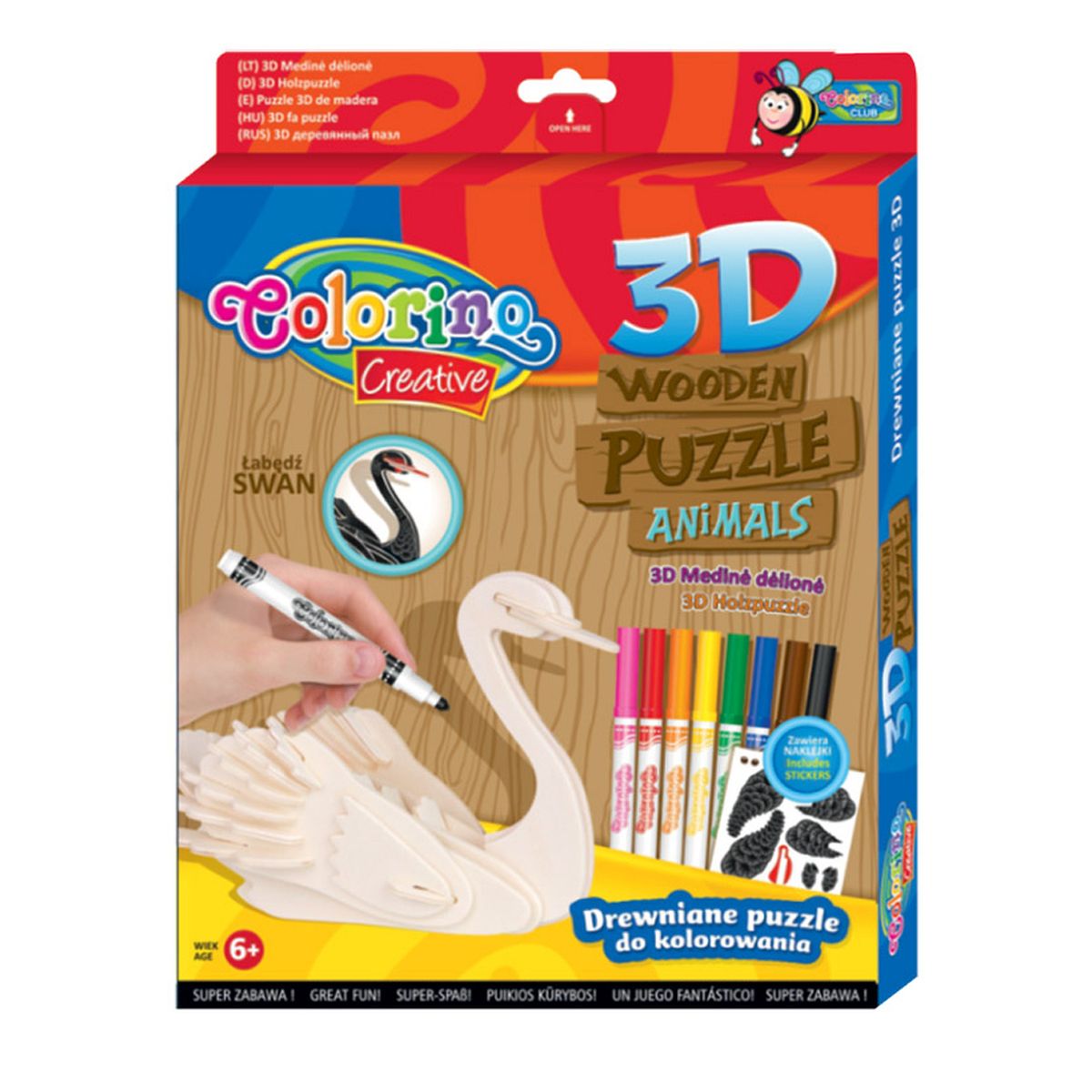 Puzzle Patio Colorino drewniane (32490)