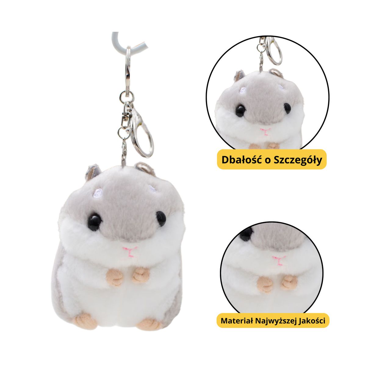 Brelok Chomik pluszowy 10cm Lean (13793)