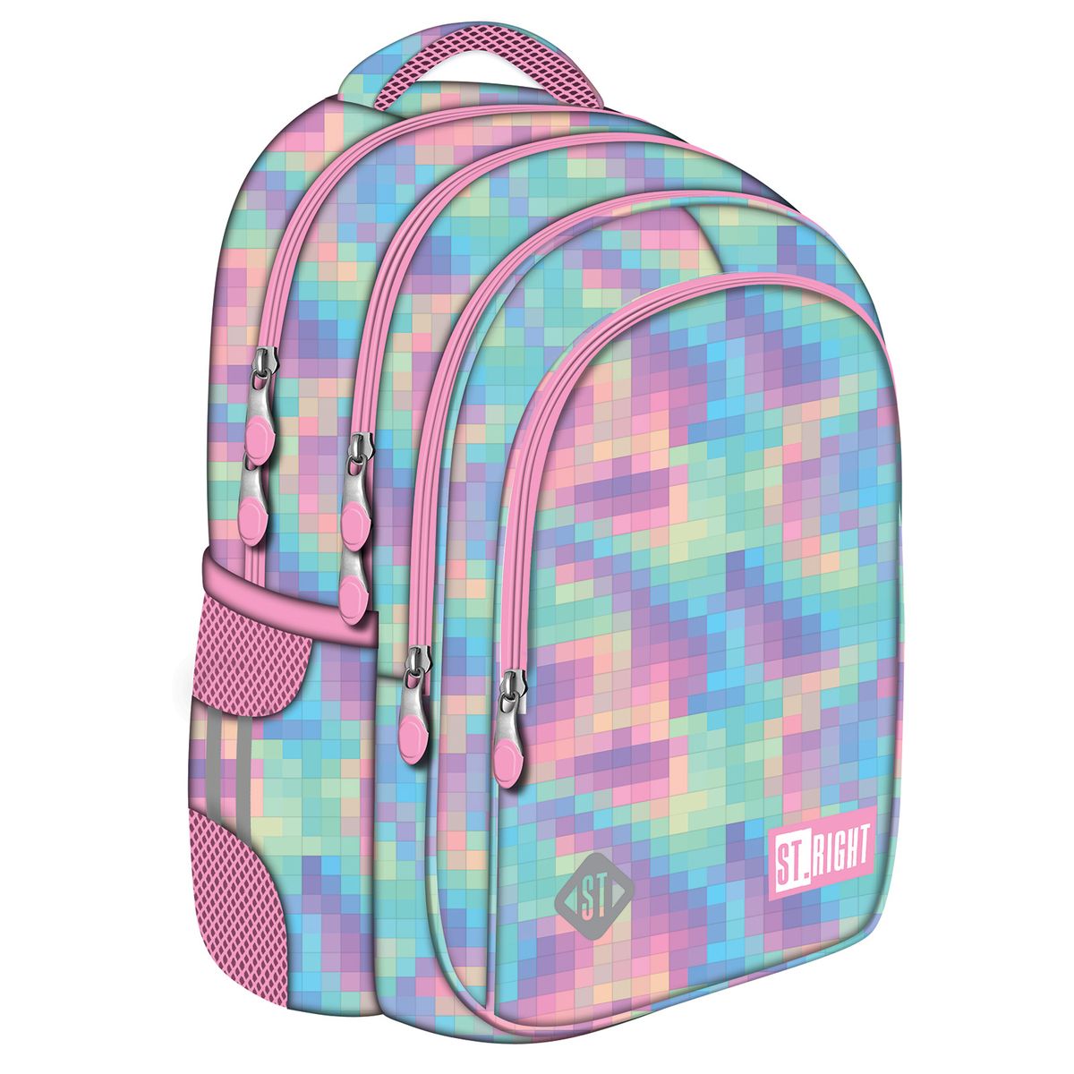 Plecak PASTEL PIXELS 4 KOMORY St.Majewski (bpl-58)