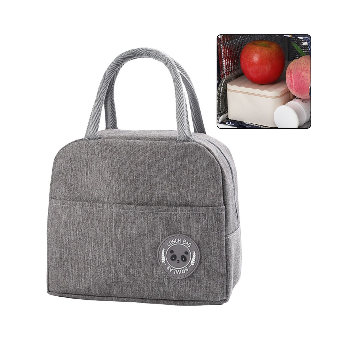 Torba termiczna Lean 23cm, szara (21582)