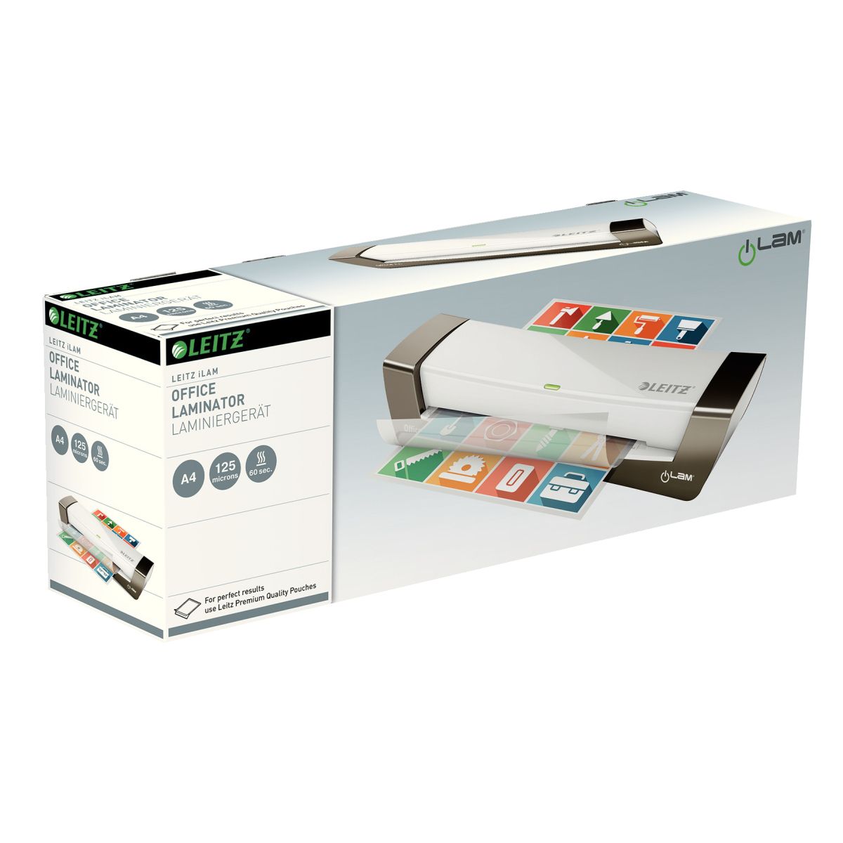 Laminator Leitz iLAM Office A3 srebrny (72530084)