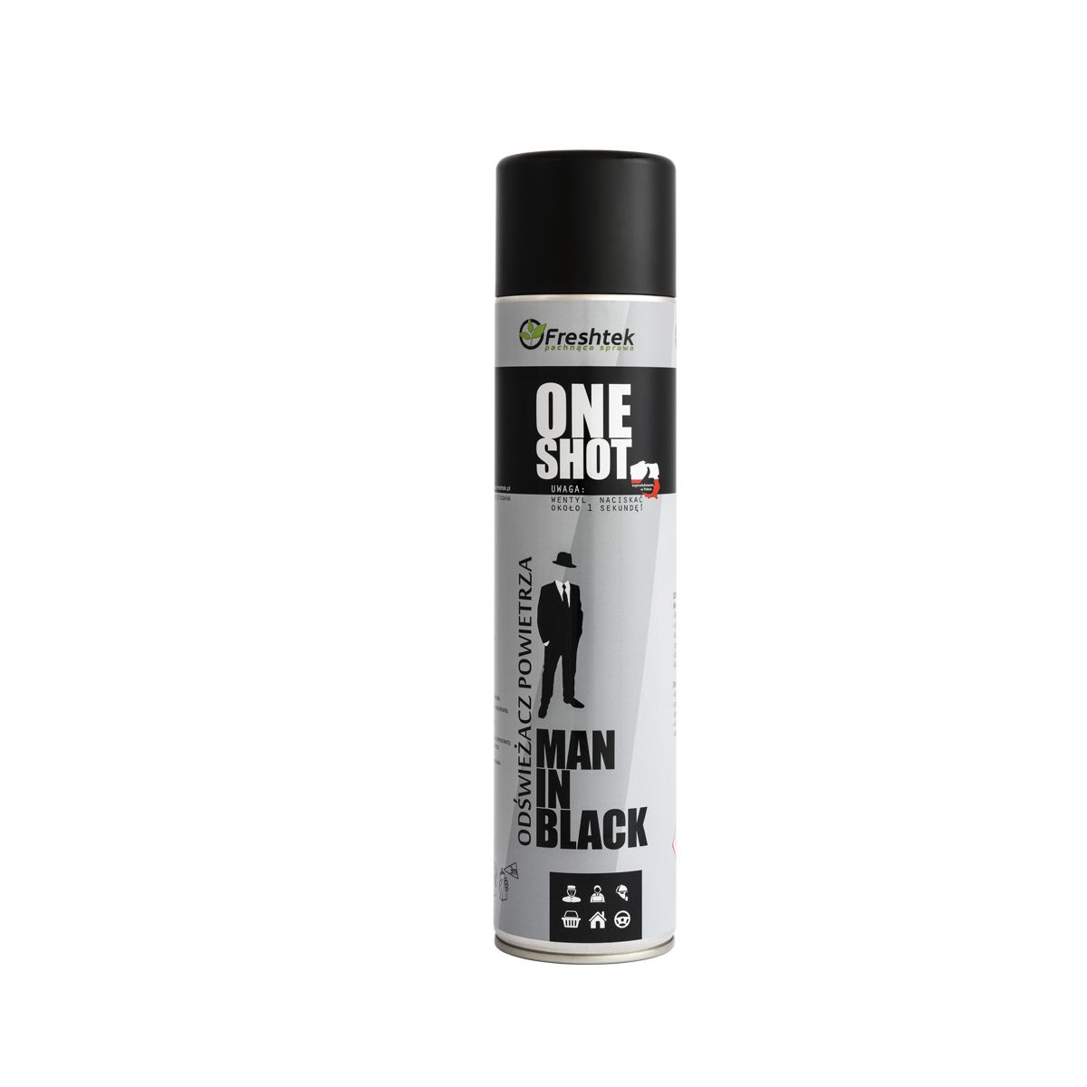 Odświeżacz powietrza Man in black 600ml One Shot