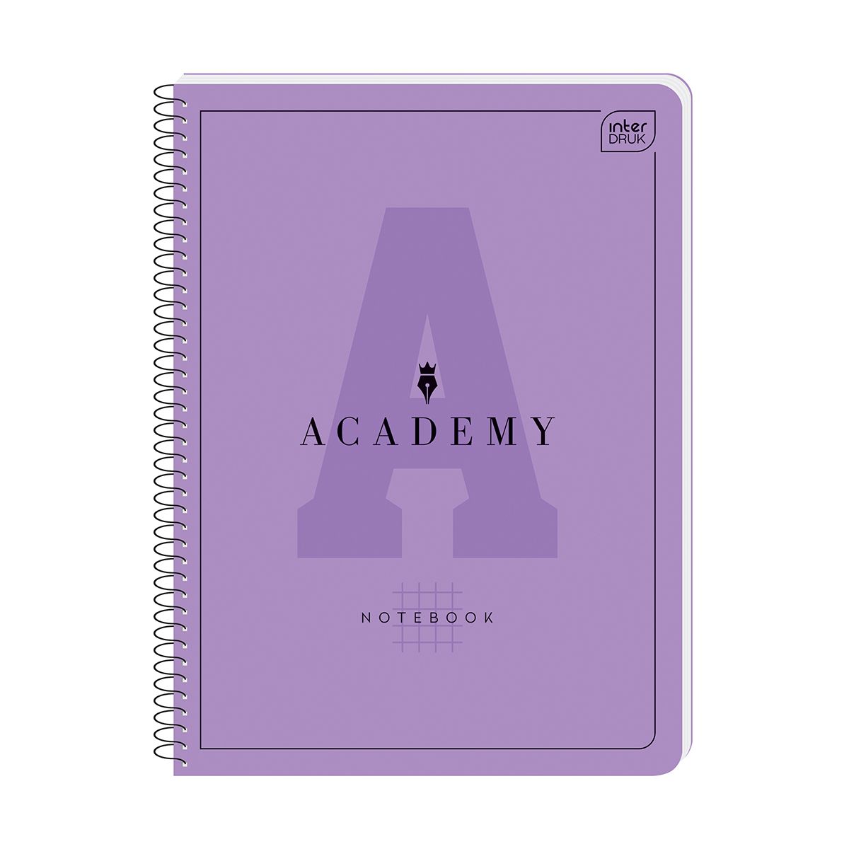 Kołozeszyt (kołonotatnik) Interdruk ACADEMY Hybry A4+ 80k. 90g krata
