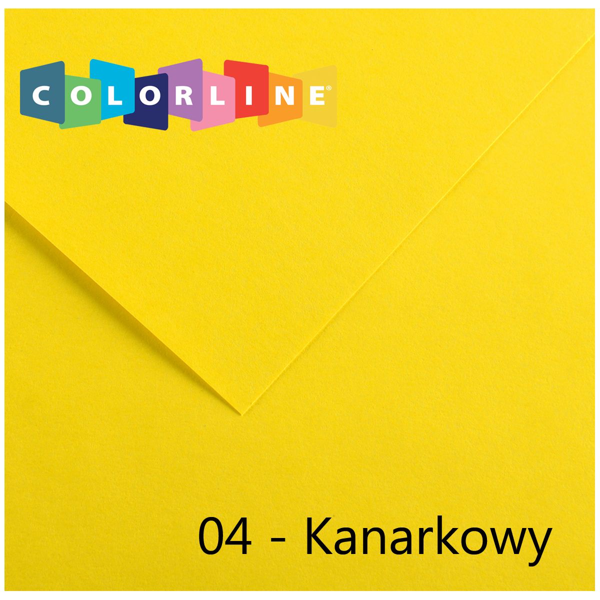 Brystol Canson Colorline 04 kanarkowy 150g 10k [mm:] 500x650 (200041380)