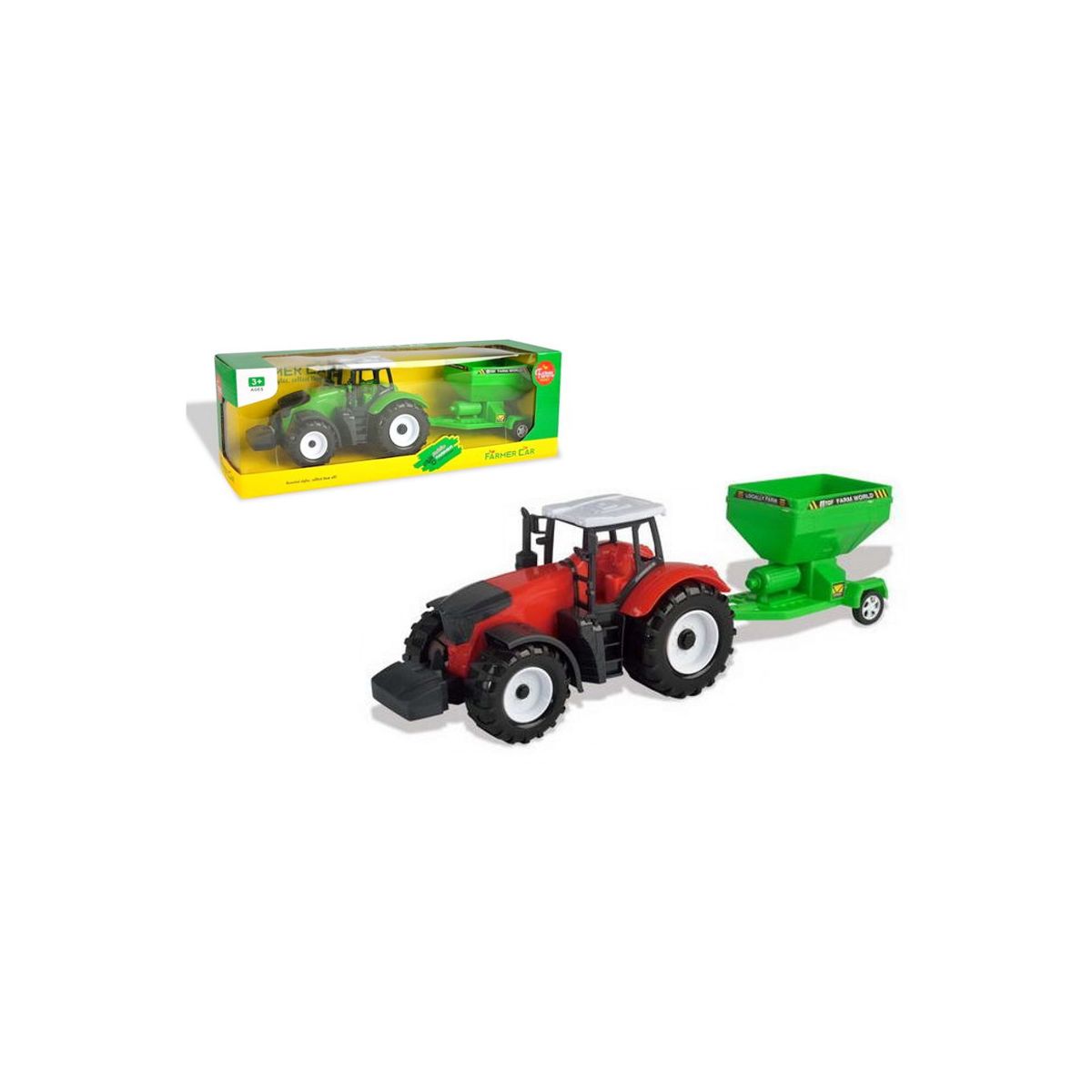 Traktor z napędem i maszyną Swede (G8413)
