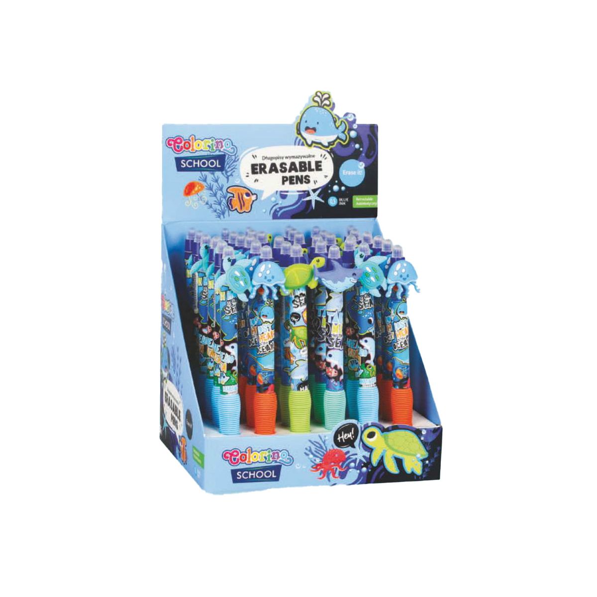 Długopis Patio Sea wymazywalny niebieski 0,5mm (80488PTR)
