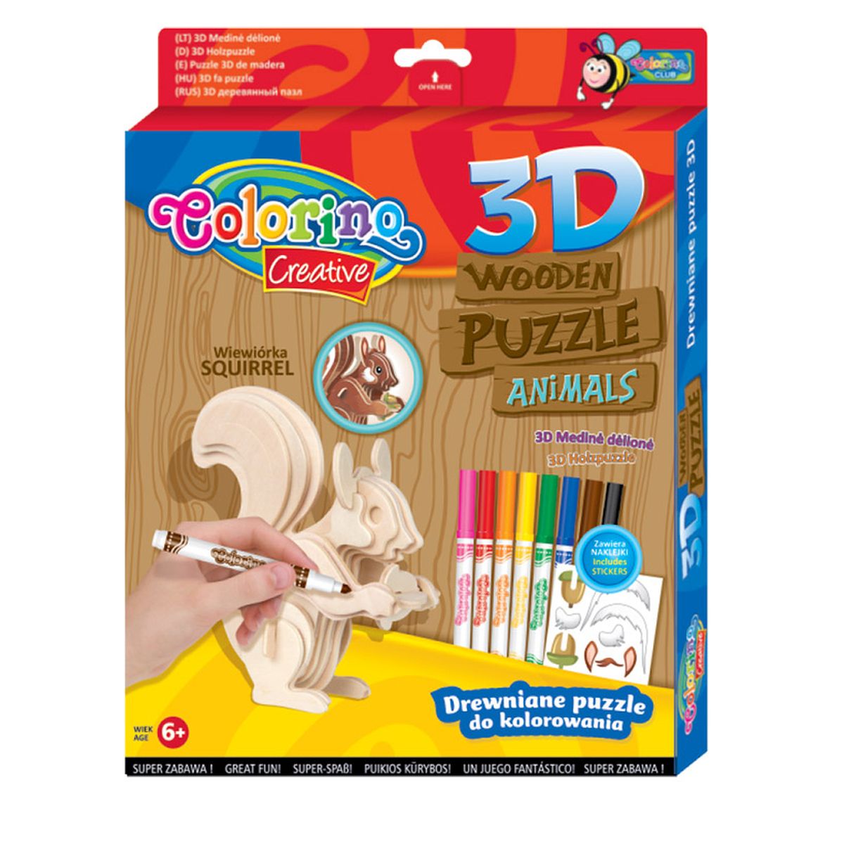 Puzzle Patio Colorino drewniane (32490)