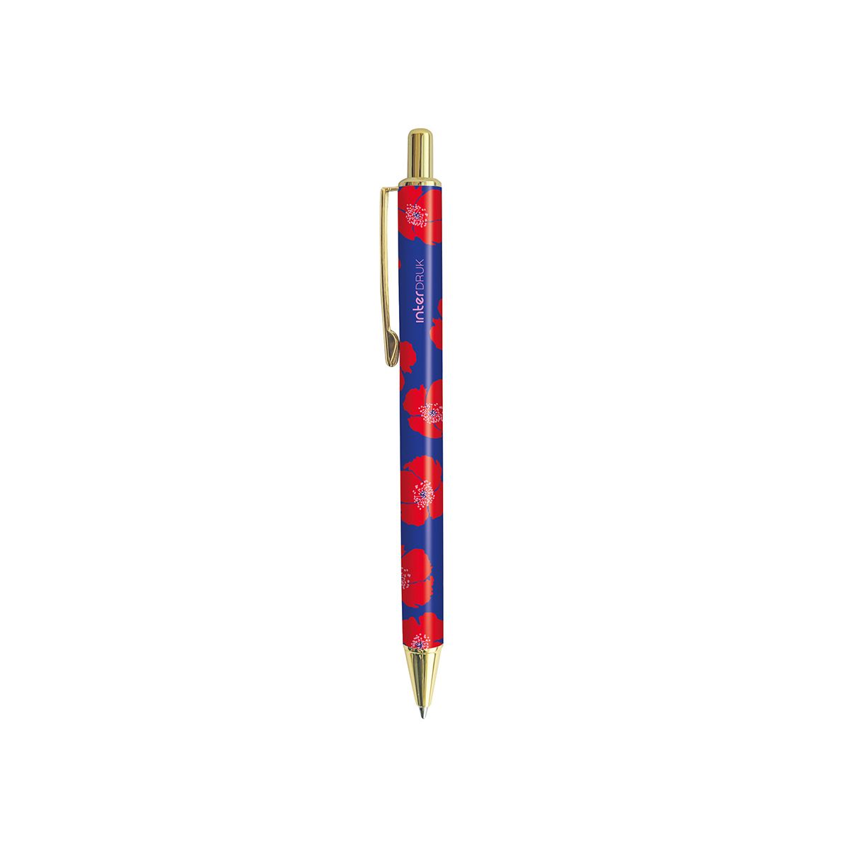 Długopis żelowy TUTTO BELLO metalowy niebieski 0,7mm Interdruk (żelowy)