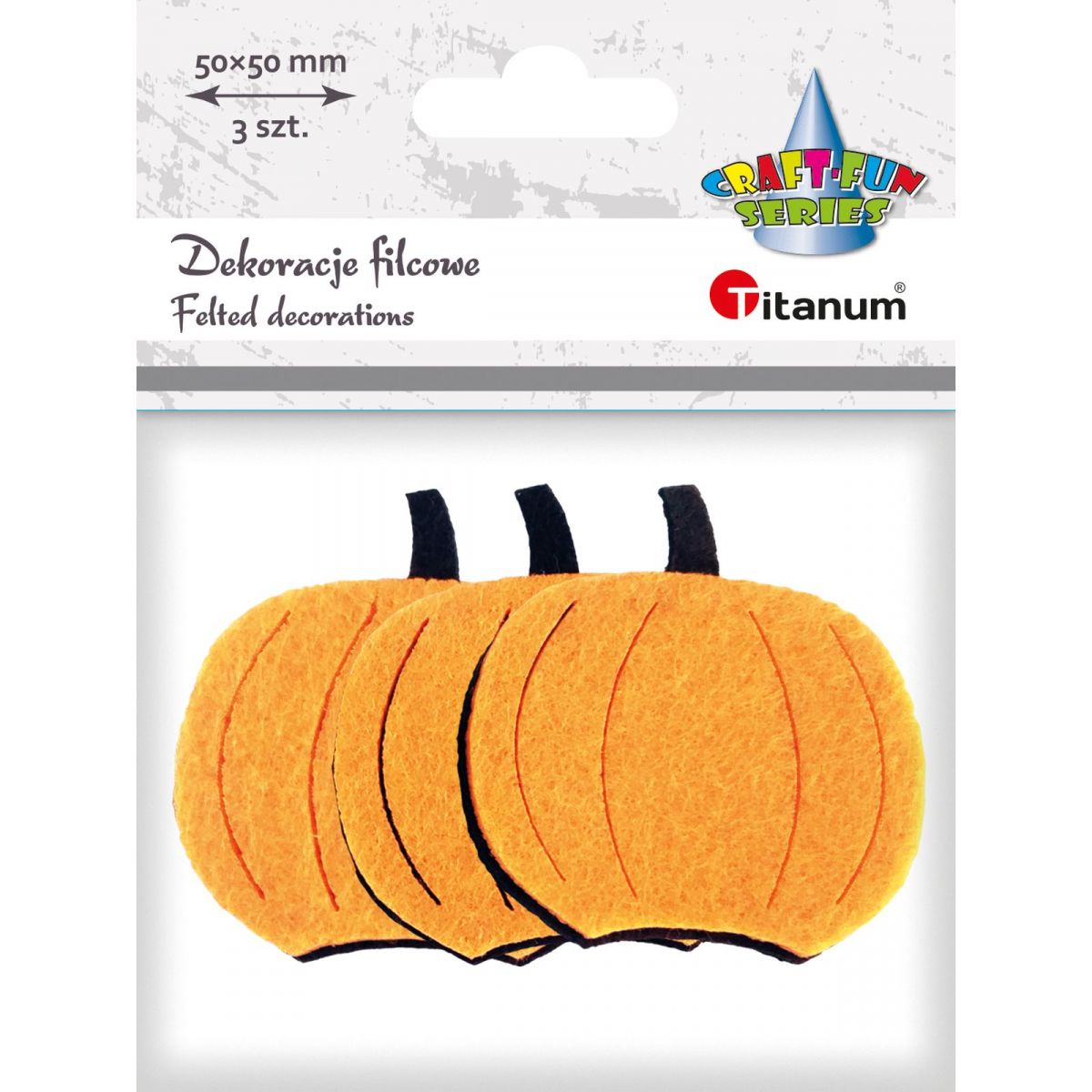 Pompony Craft-Fun Series brązowy 120 szt Titanum (0126B)