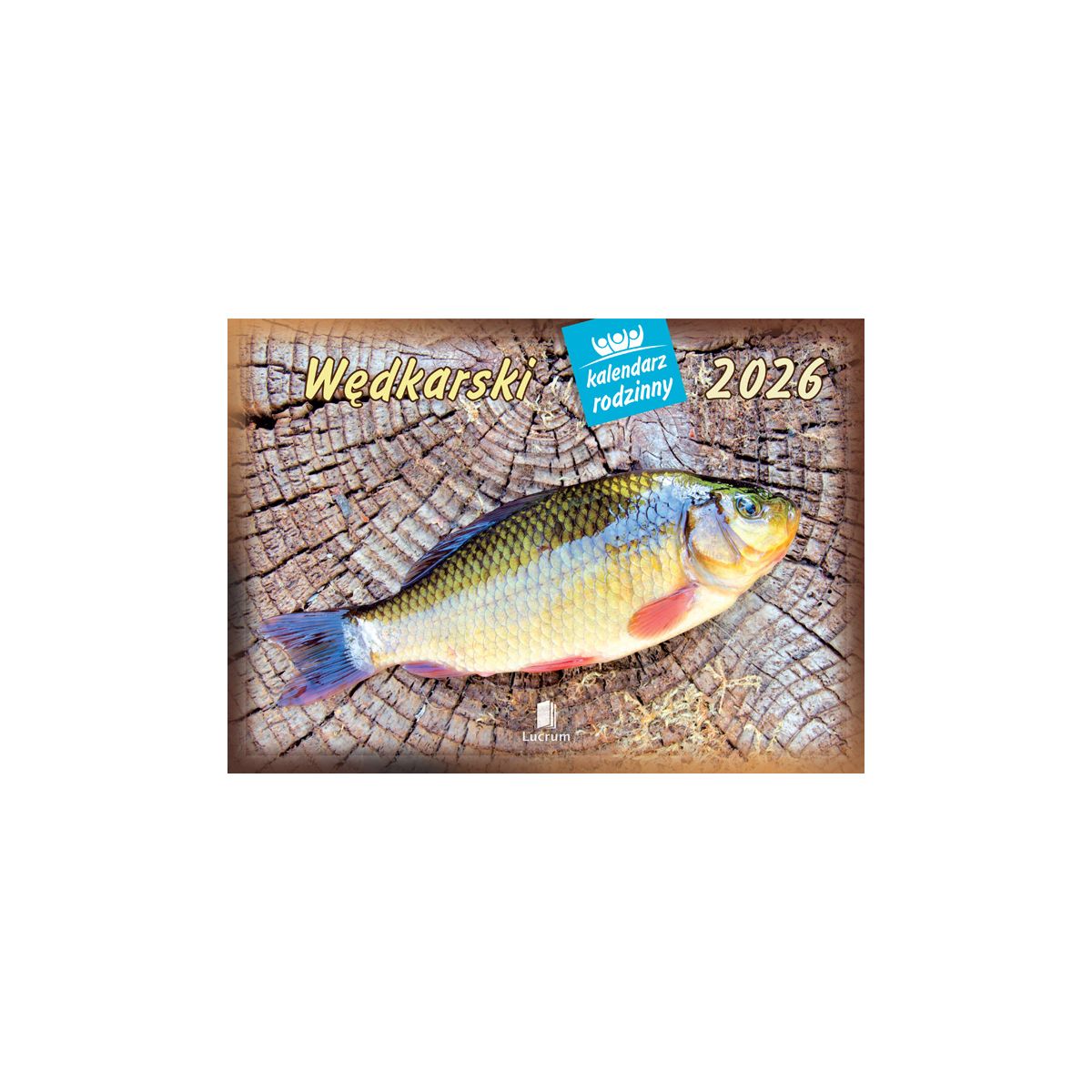 Kalendarz ścienny wędkarski rodzinny 280mm x 200mm Lucrum (WL14)