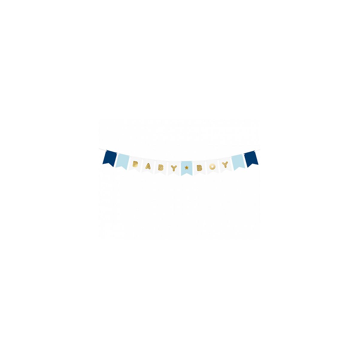 Baner Baby Boy, mix, 15 x 160 cm Partydeco (GRL61)