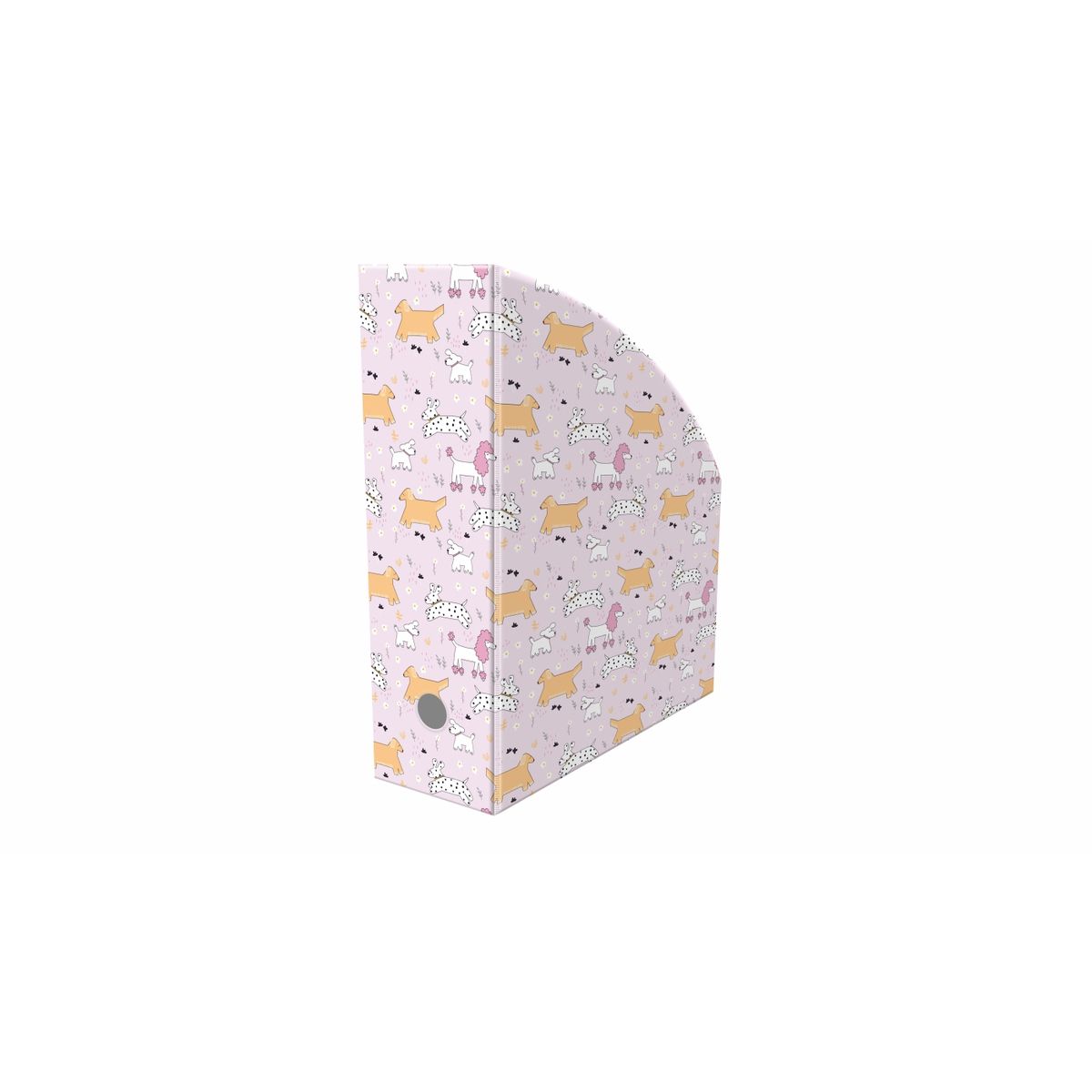 Pojemnik na dokumenty pionowy PUPPIES A4 mix nadruk karton pokryty folią Biurfol (NSE-02-36)