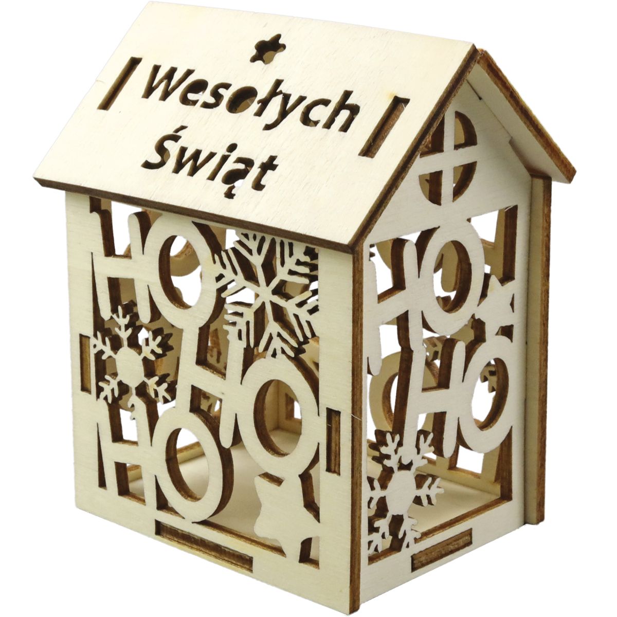Ozdoba drewniana Craft-Fun Series do złożenia Przywieszka drewniana XMAS domek Titanum (DIY-XM(152))