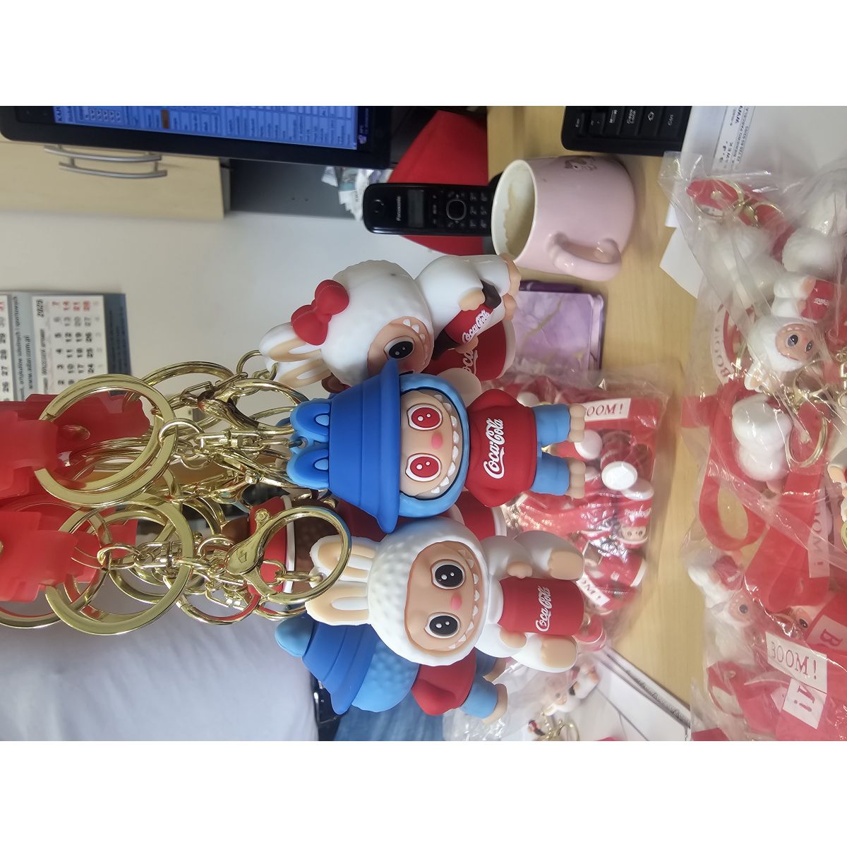 Brelok bubu gumowy mix pakowany po 10 szt.