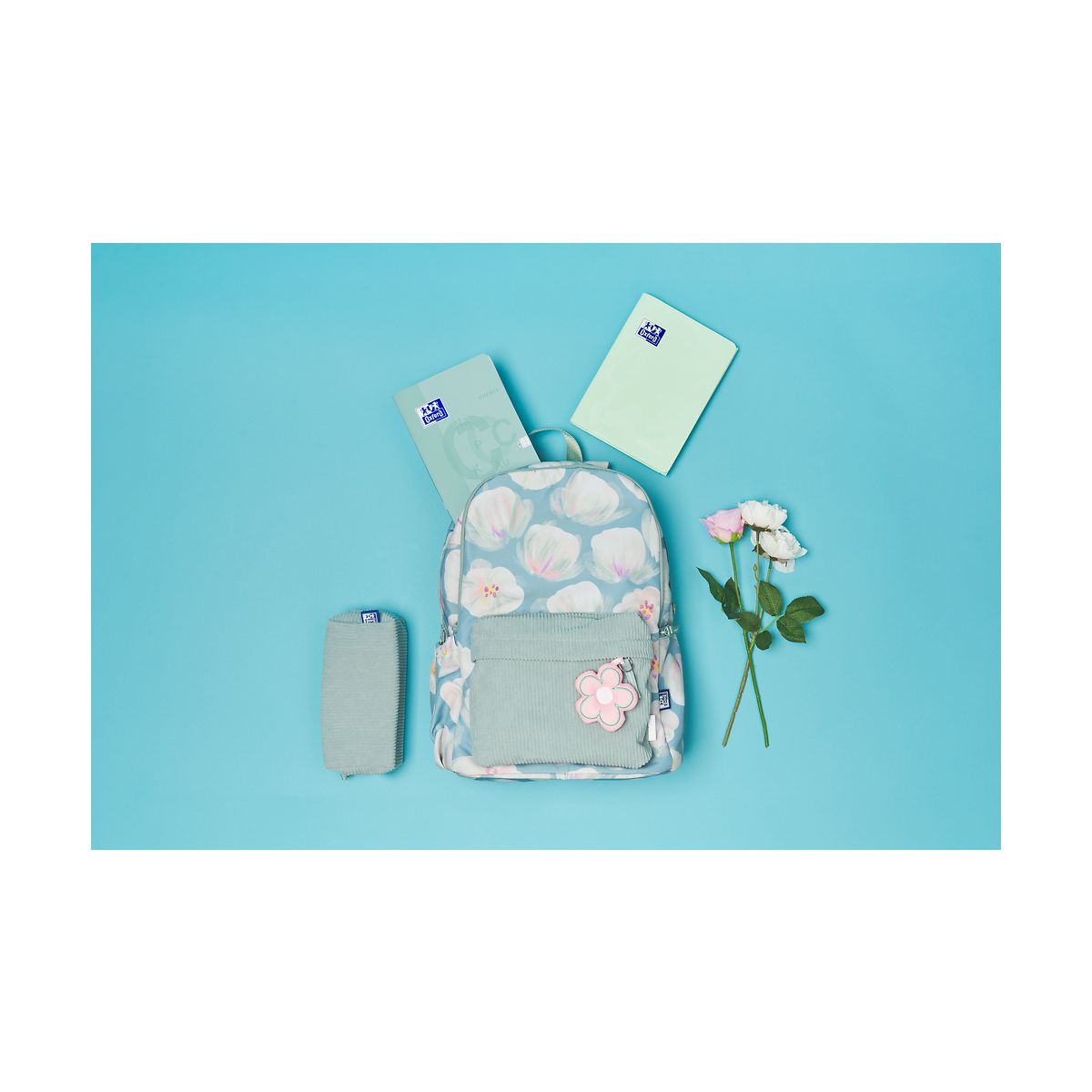 Plecak Oxford Bloom miętowy (400196449)