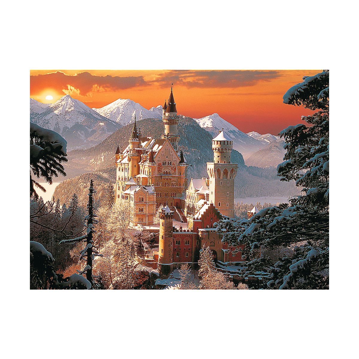 Puzzle Trefl zimowy zamek 3000 el. (33025)