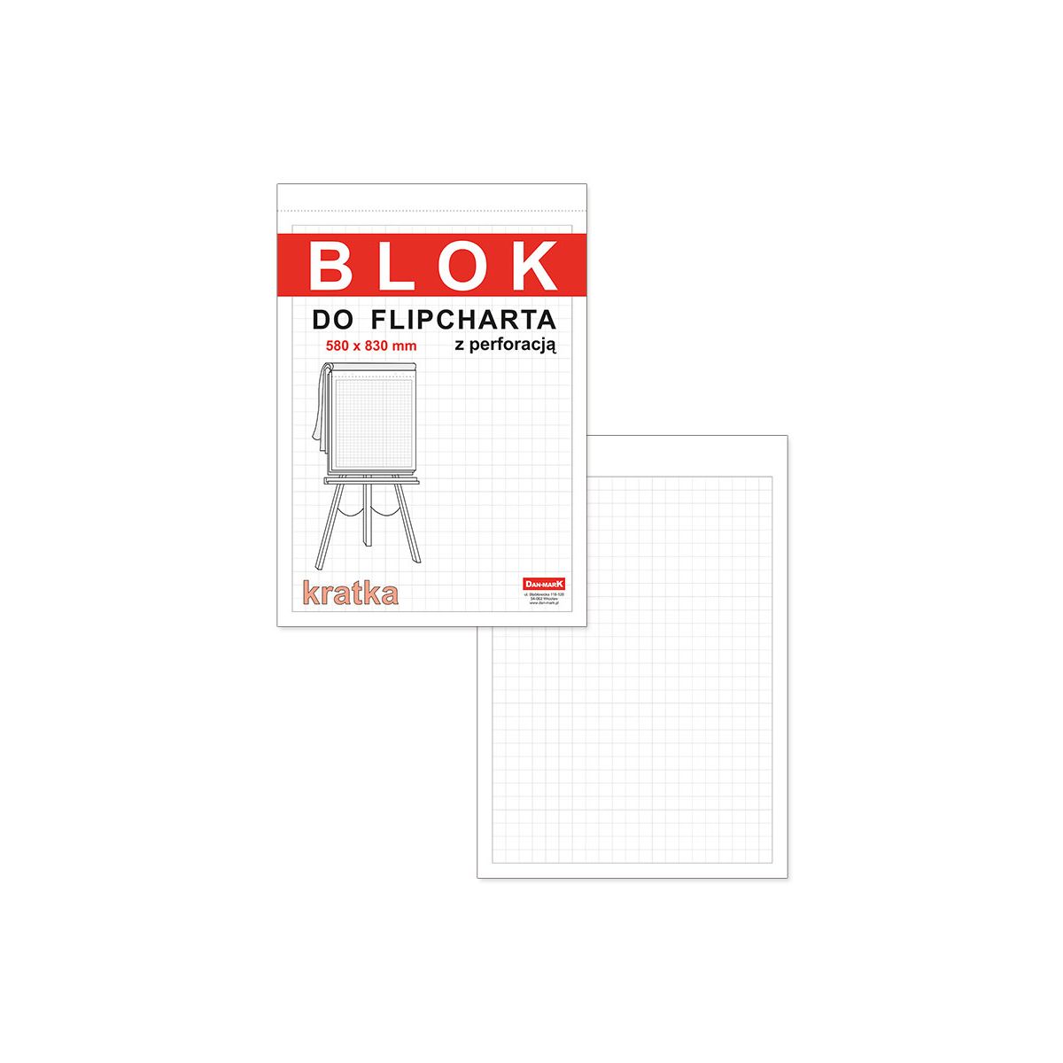 Blok do tablic flipchart Dan-Mark krata 20k. krata (5905184019365)