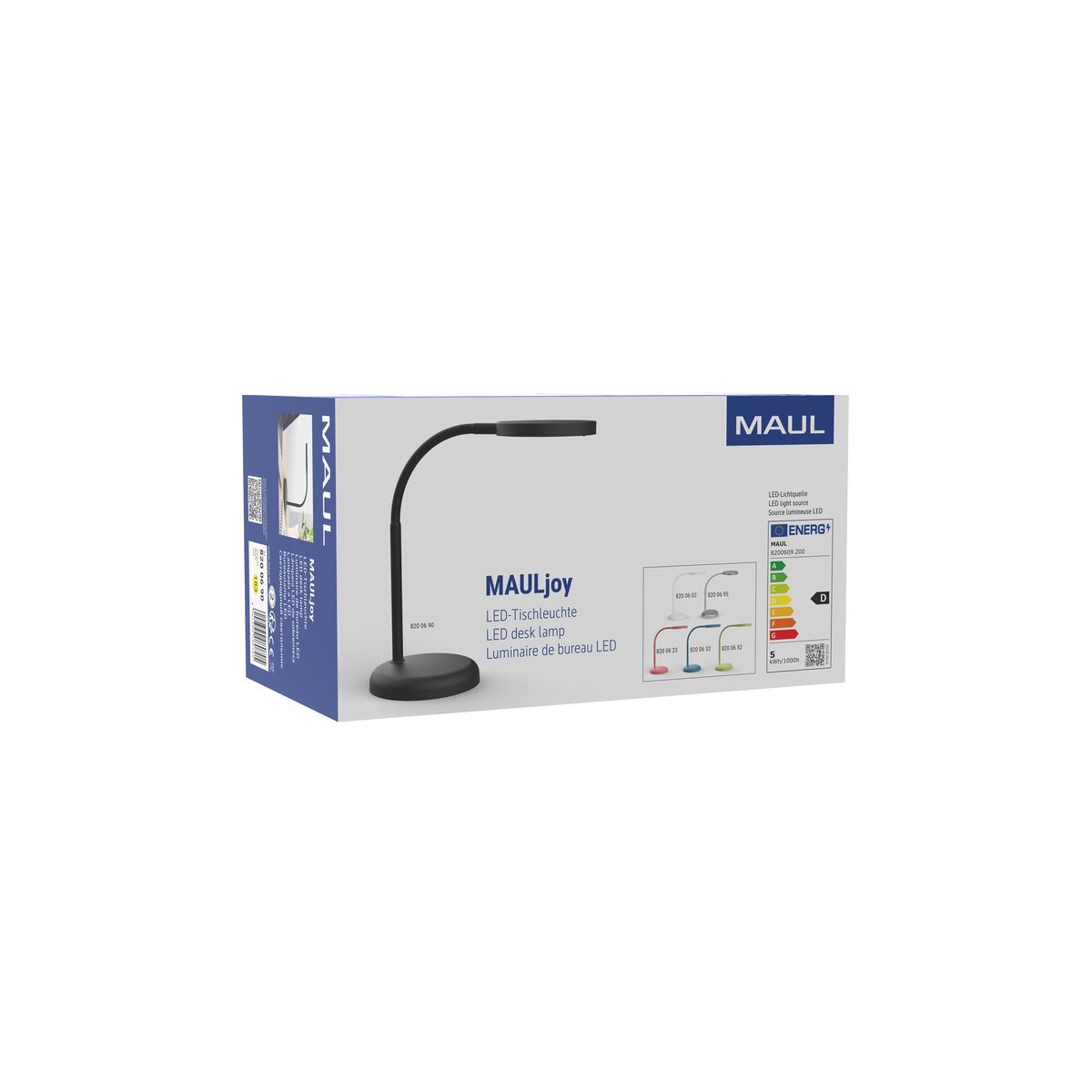 Lampka biurowa Maul LED MAULjoy SREBRNA (82006/95 ML)