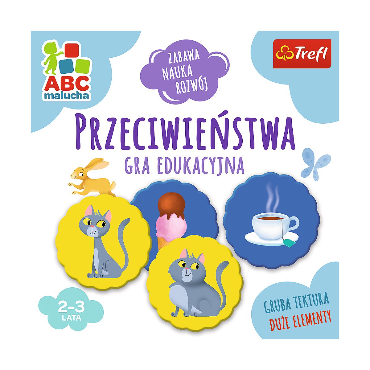 Gra edukacyjna Trefl ABC Malucha Przeciwieństwa (01943)