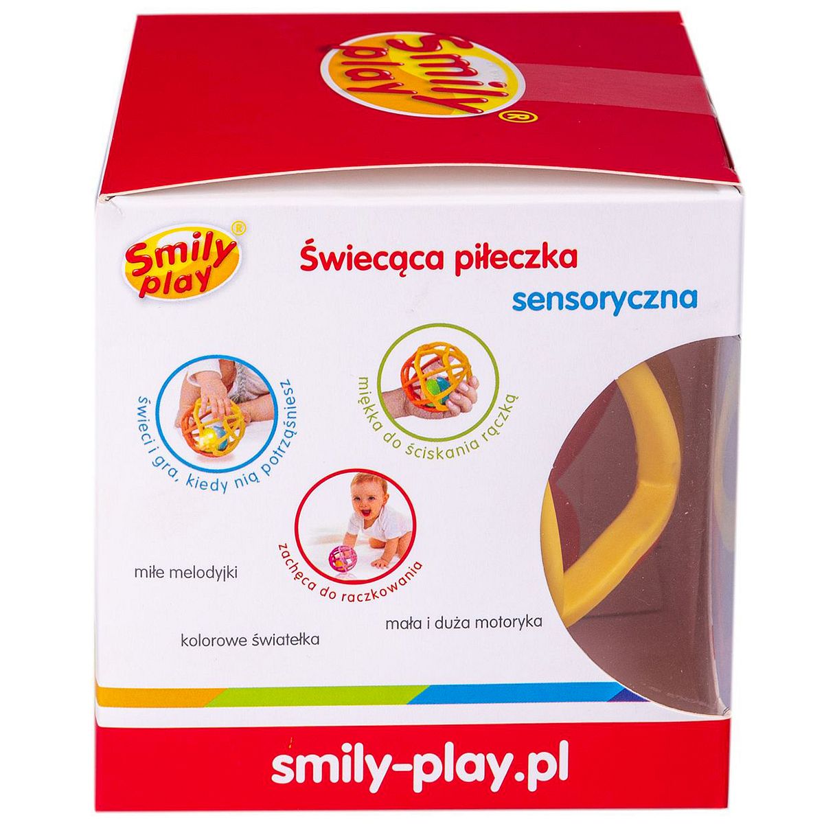 Grzechotka Smily Play miękka piłka (SP83658)