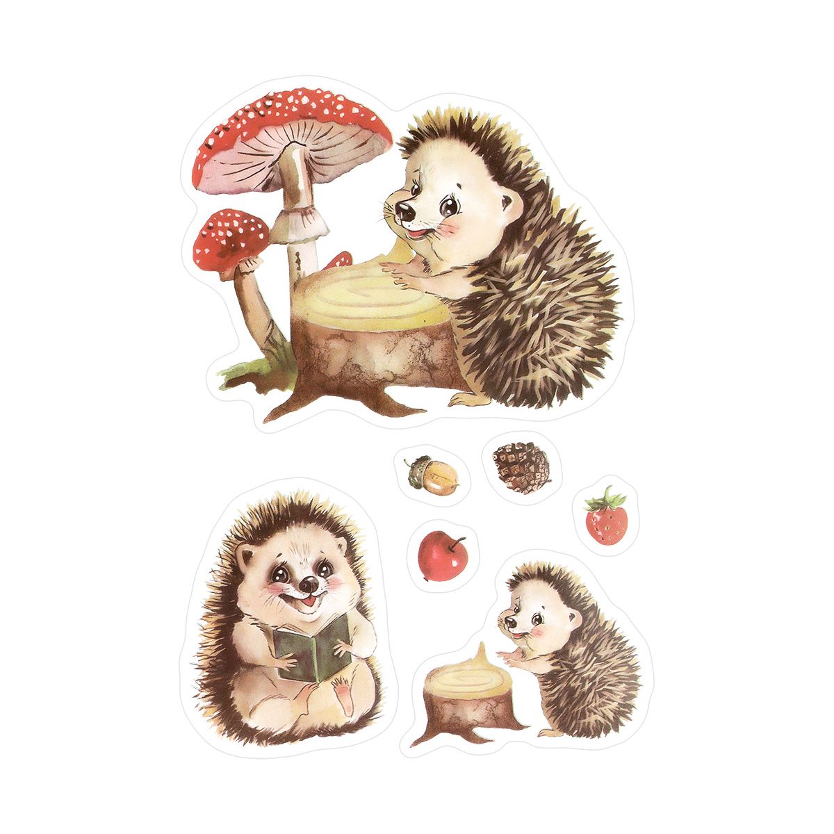 Naklejka (nalepka) Craft-Fun Series jeże Titanum (24CYD1104-1)