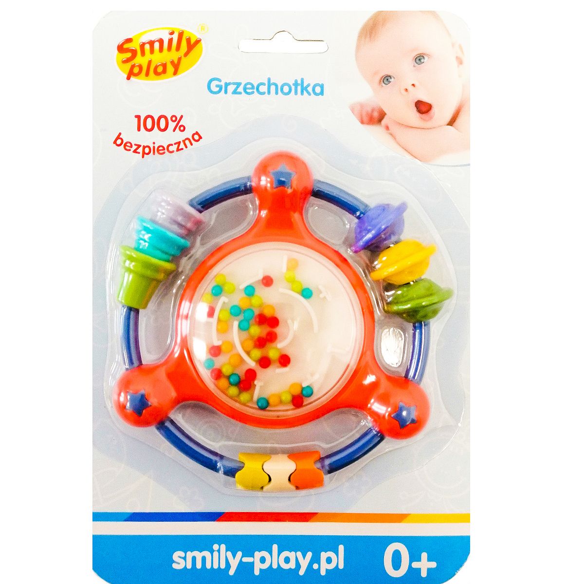 Grzechotka z kuleczkami Smily Play (SP83828)