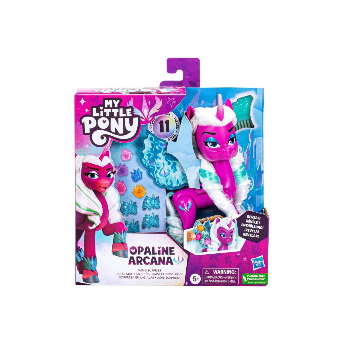 Figurka Hasbro My Little Pony Opaline Arcana z magicznymi skrzydłami (F6346)