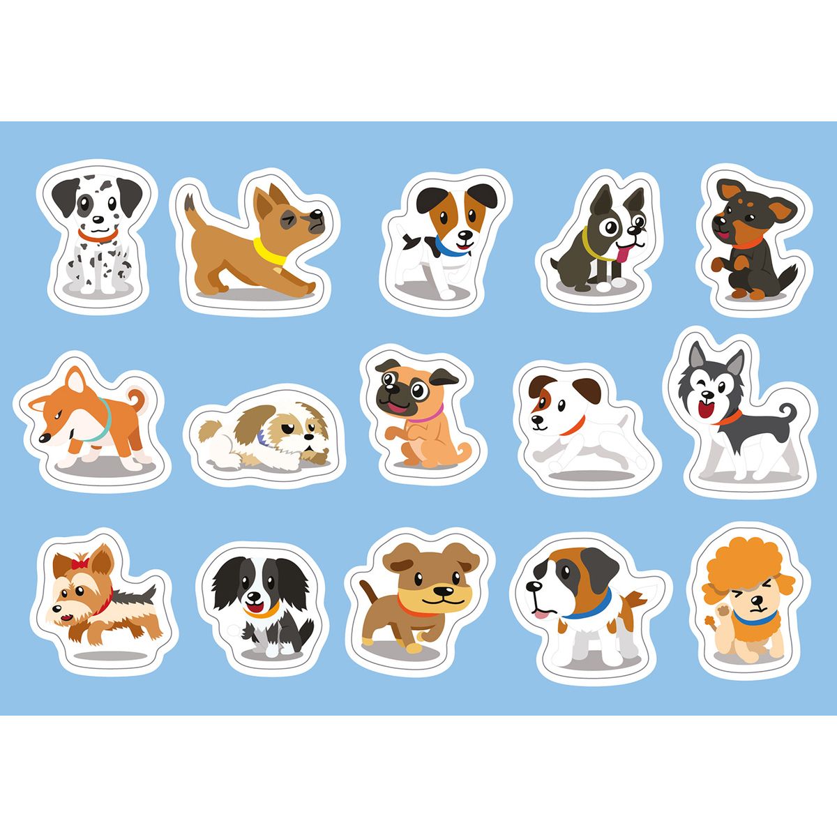 Puzzle KIDS 7 DOGS 5902277368980 250 el. Interdruk (250 el)
