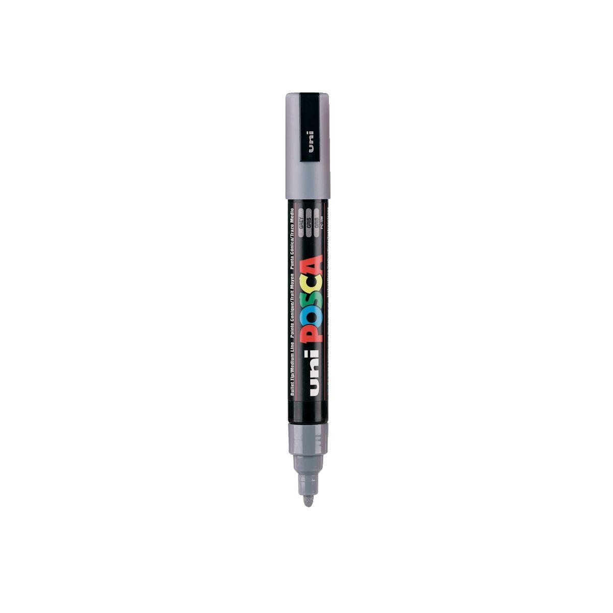 Marker specjalistyczny Uni Posca, szary 1,8-2,5mm okrągła końcówka (PC-5M)