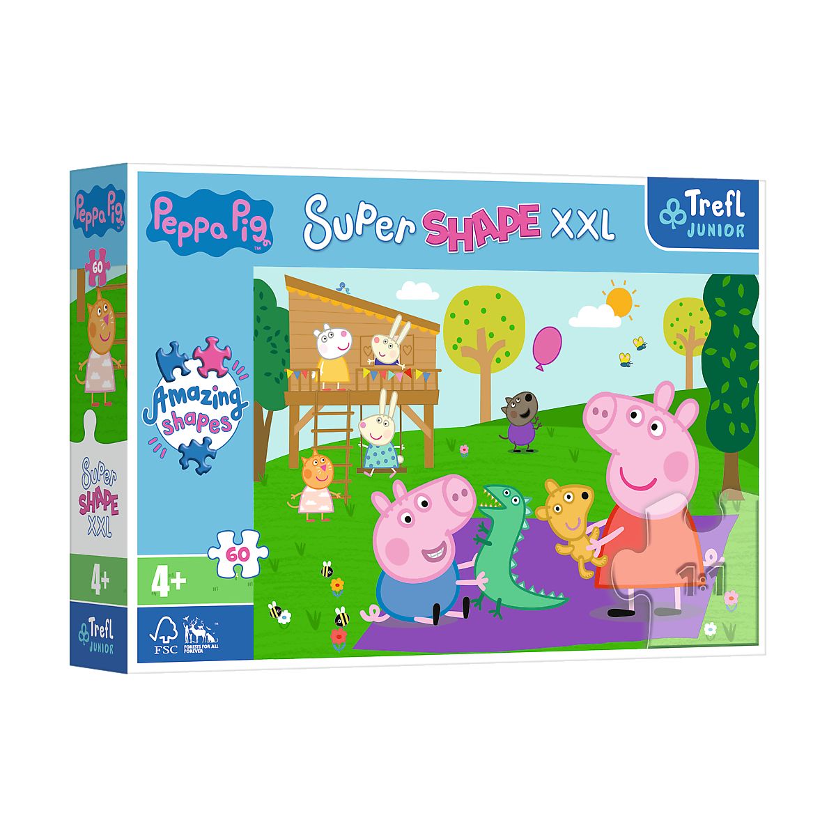 Puzzle Trefl Peppa Pig XXL Zabawy z braciszkiem 60 el. (50011)