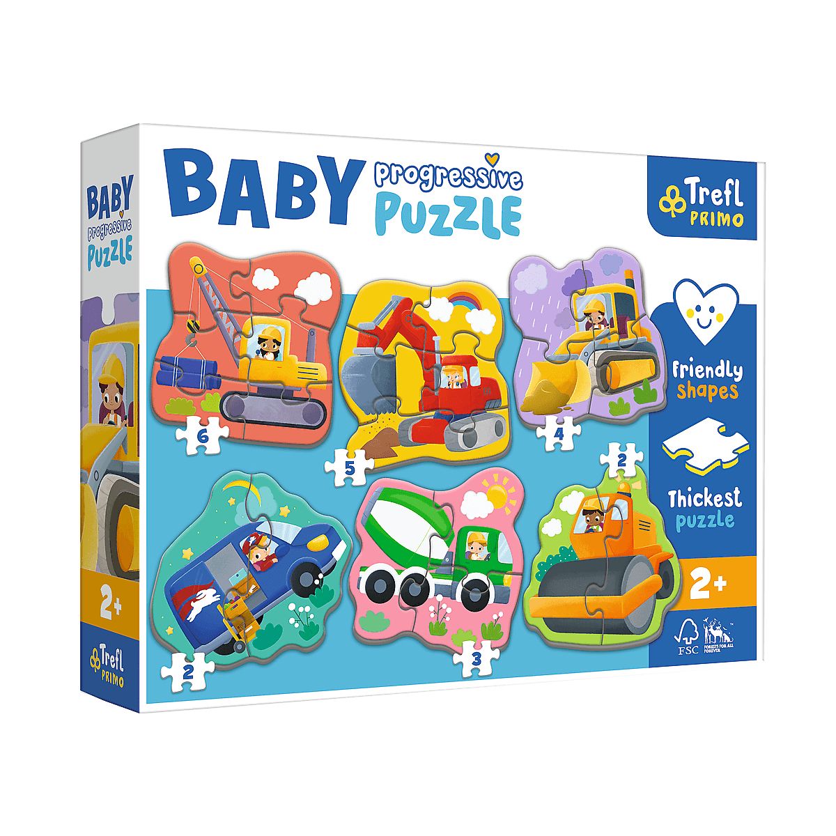 Puzzle Trefl Amscar Films Bing baby Pojazdy (44004)