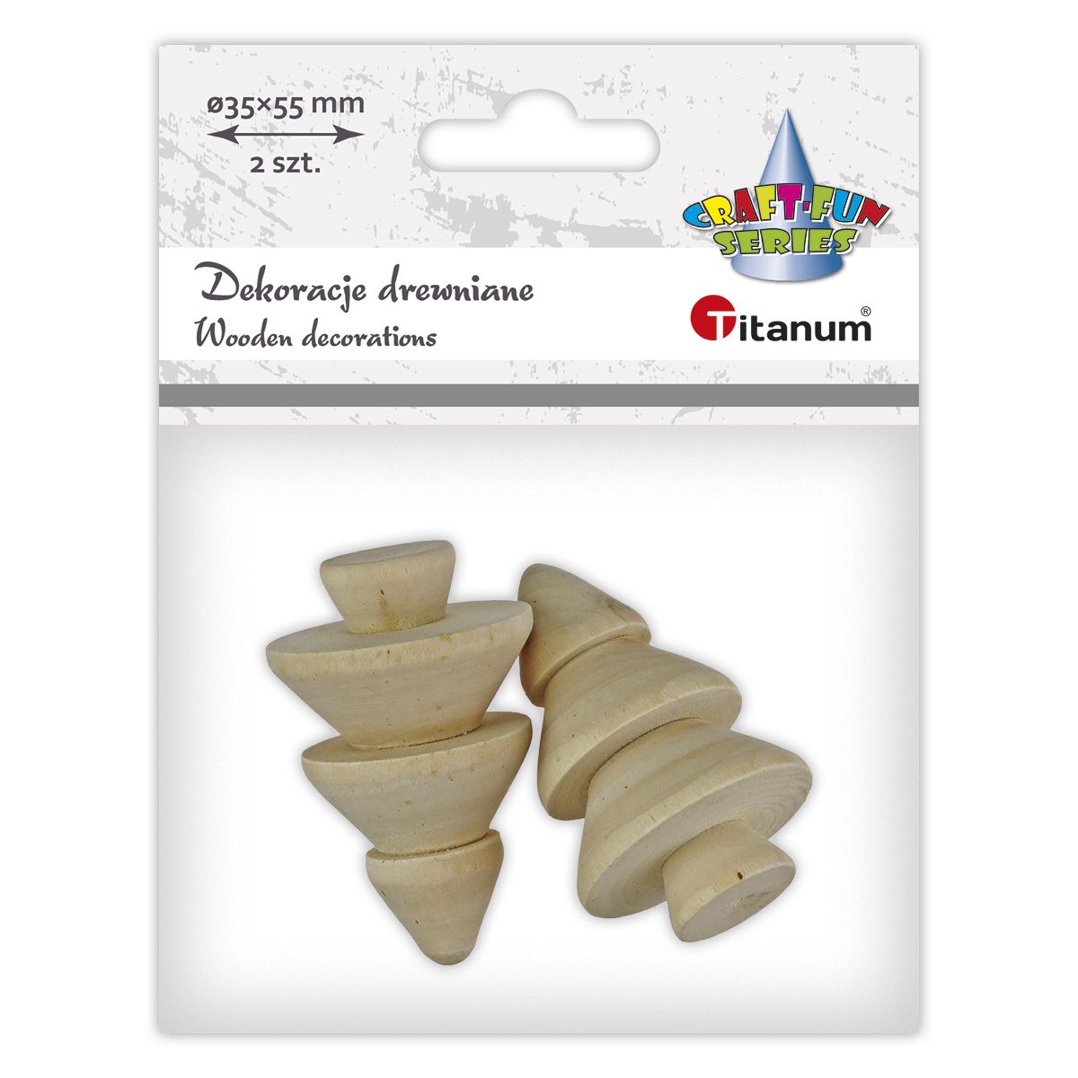 Ozdoba drewniana Craft-Fun Series choinki Titanum (25BJ033140)