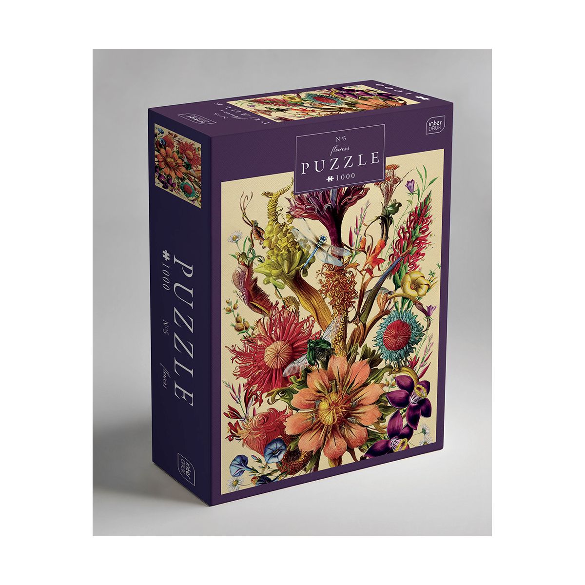 Puzzle Flowers 5 PUZZLE 1000 1000 el. Interdruk (5902277370044)