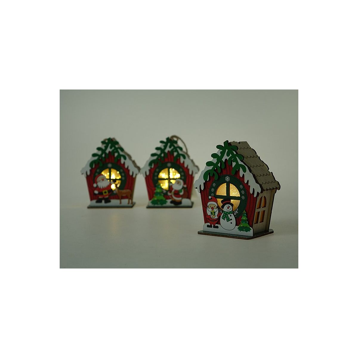 Lampki świąteczne domek Led 9,5cm Adar (579927)