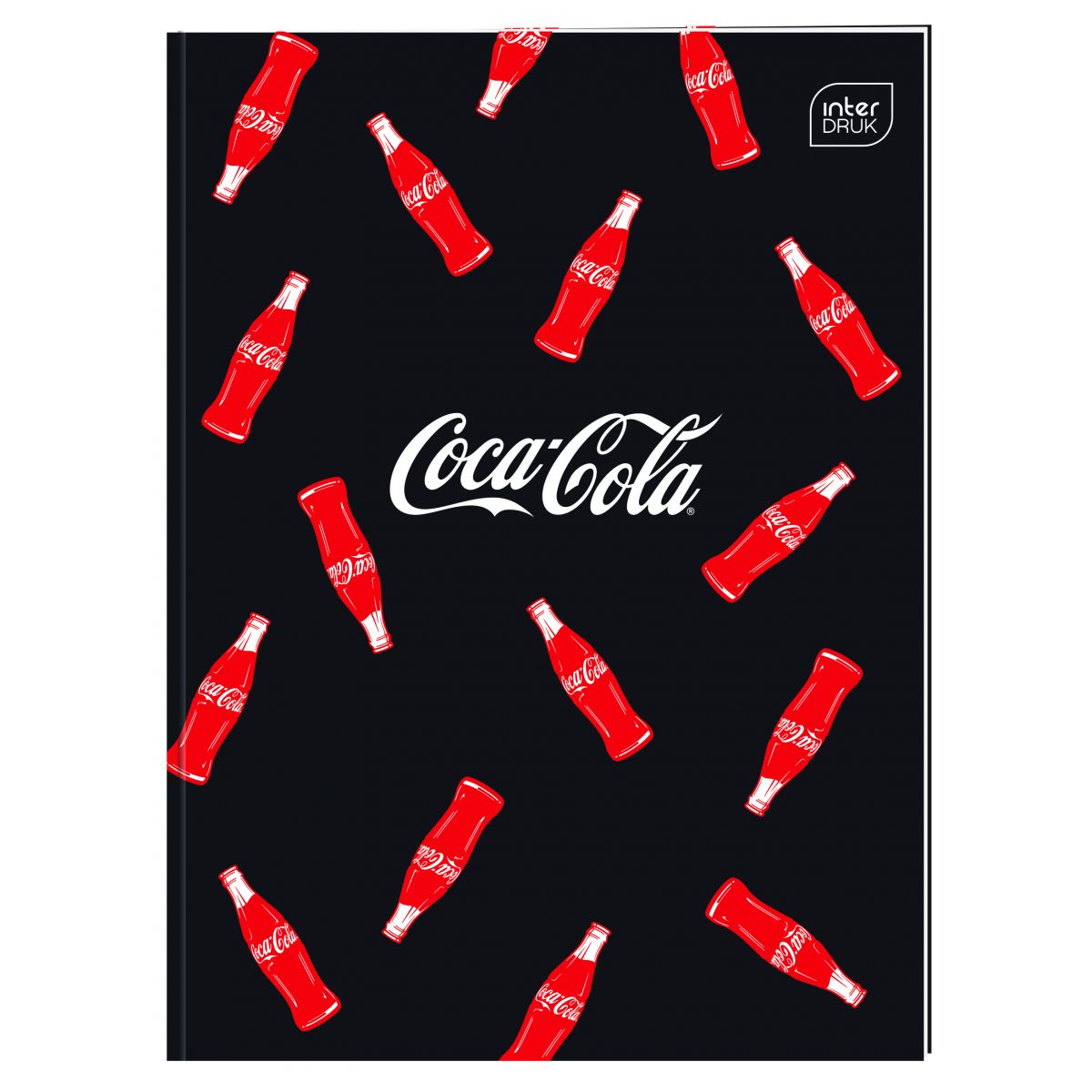 Zeszyt COCA COLA MAT+UV A5 32k. 70g trzy linie Interdruk